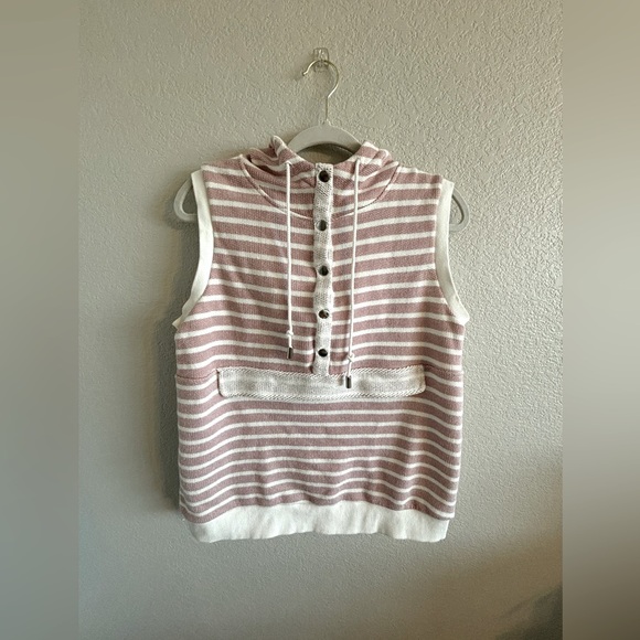 Doe & Rae sleeveless terry sweater - Picture 1 of 4